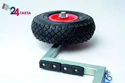 Транцевые колеса на струбцинах для лодок НДНД