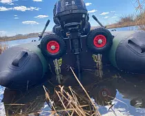 Транцевые колеса "Окунь П" (оцинк. сталь)