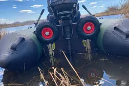 Транцевые колеса "Окунь П" (оцинк. сталь)