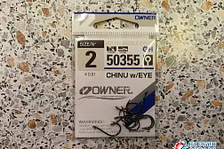 Крючки OWNER 50355 Chinu w/Eye