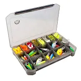 Коробка для приманок КДП-3 дымка (270*175*40)