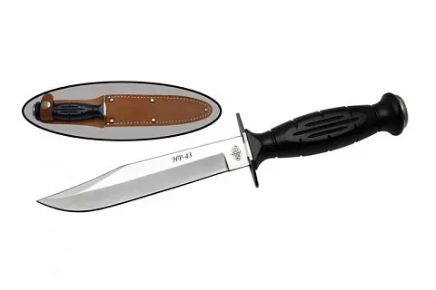 Нож разведчика Витязь "НР-43" Вишня (черный)