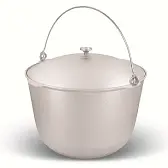 Котел походный литой алюминий 20 л (Kukmara)