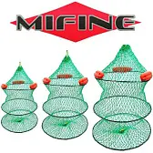 Садок рыболовный Mifine с поплавками