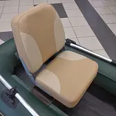 Кресло в лодку мягкое с поворотным механизмом