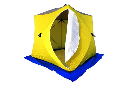 Зимняя палатка СТЭК КУБ-3 трехслойная (дышащая)