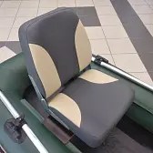 Кресло в лодку мягкое с поворотным механизмом