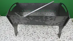 Мангал разборный Сибтермо (в чехле + кочерга)