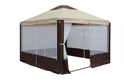 Шатёр беседка для дачи Митек Пикник-Элит 3.0х3.0 м