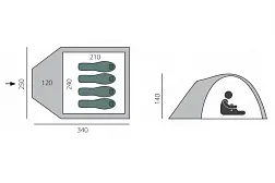 Туристическая палатка BTrace VEGA
