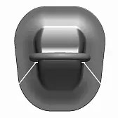 Рым-полукольцо (среднее)