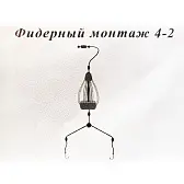 Фидерный монтаж с Тверской кормушкой