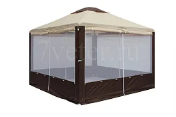 Шатёр беседка для дачи Митек Пикник-Элит 3.0х3.0 м