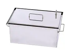 Коптильня 45х30х25 см с гидрозатвором, из нержавеющей стали 1.5 мм