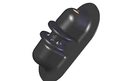 Ролик якорный для лодки ПВХ (овал)