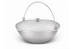 Казан-уховарка литой алюминий 12 л (Kukmara)