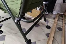 Кресло карповое Mifine 55071 c подставкой для ног