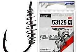 Крючки OWNER 53125 Spring Chinu w/Eye