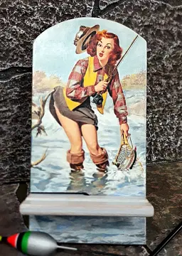 Подставка под телефон "Рыбачка" (Handmade)