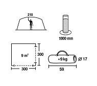 Шатер кемпинговый Green Glade LACOSTA