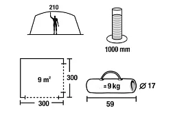 Шатер кемпинговый Green Glade LACOSTA