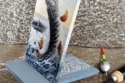 Подставка под телефон "Щука" (Handmade)