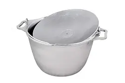 Котел походный литой алюминий 10 л (Kukmara)