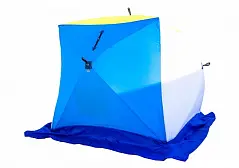 Палатка рыбака СТЭК КУБ-2 трехслойная (дышащая)