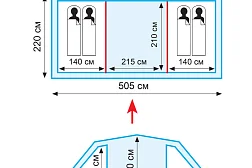Кемпинговая палатка Tramp Brest 4 (V2)