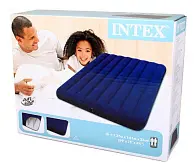 Надувной матрас Intex Downy 137x191x25 см