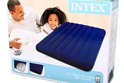 Надувной матрас Intex Downy 137x191x25 см
