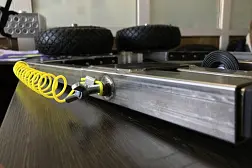 Транцевые колеса на струбцинах "Спрут НДНД" (нерж.)