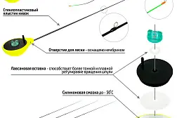 Удочка зимняя балалайка Akara FINEZZA UL