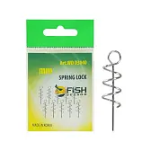 Спираль с направляющей для фиксации приманки