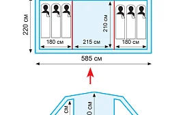 Кемпинговая палатка Tramp Brest 6 (V2)