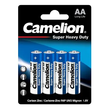 Батарейки Camelion 1.5V тип АА (блистер 4 шт)