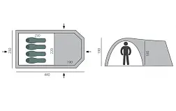 Кемпинговая палатка BTrace OSPREY 4