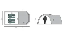 Кемпинговая палатка BTrace OSPREY 4