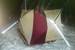 Безопасные оттяжки для зимней палатки (Терникс)