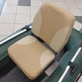 Кресло в лодку мягкое с поворотным механизмом