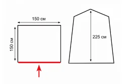 Палатка душ-туалет Totem PRIVAT (V2)