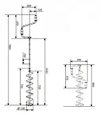 Ледобур Тонар ТОРНАДО М2 130 мм L (Барнаул)