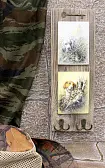 Ключница "Охота" 4 крючка (Handmade)