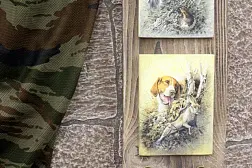 Ключница "Охота" 4 крючка (Handmade)