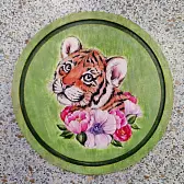 Доска разделочная "Тигренок" (Handmade)