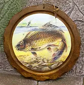 Доска разделочная-панно "Сазан" (Handmade)