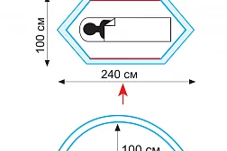 Туристическая палатка Tramp Bicycle Light 1 (V2)