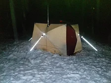 Безопасные оттяжки для зимней палатки (Терникс)