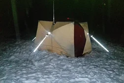 Безопасные оттяжки для зимней палатки (Терникс)