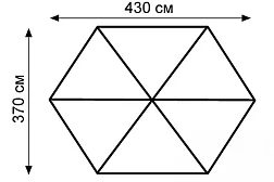 Пол съемный для шатров Mosquito